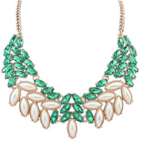 Ogrlica ROYAL smaragdna