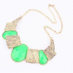 Ogrlica TRIBAL green
