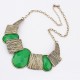 Ogrlica TRIBAL green