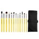 Bdellium Tools Studio Basic 7pc. Brush Set with Roll-up Pouch