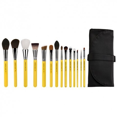 Bdellium Tools Studio The Collection 14pc. Brush Set with Roll-up Pouch Brush Set