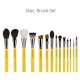 Bdellium Tools Studio The Collection 14pc. Brush Set with Roll-up Pouch Brush Set