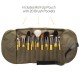 Bdellium Tools Studio The Collection 14pc. Brush Set with Roll-up Pouch Brush Set