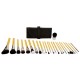 Bdellium Tools Studio Luxury 24pc. Brush Set with Roll-up Pouch Brush Set
