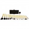 Bdellium Tools Studio Luxury 24pc. Brush Set with Roll-up Pouch Brush Set