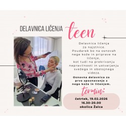Delavnica ličenja - TEEN - delavnica nege kože in ličenja za najstnice - 19.02.2026