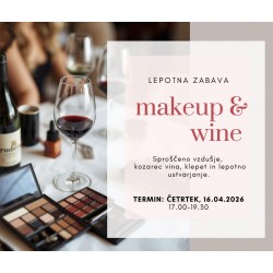 Delavnica ličenja - MAKEUP & WINE  - 05.03.2026