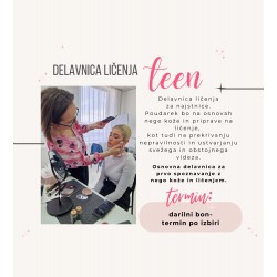 Delavnica ličenja - TEEN - 02.04.2026- Delavnica nege kože in ličenja za najstnice -